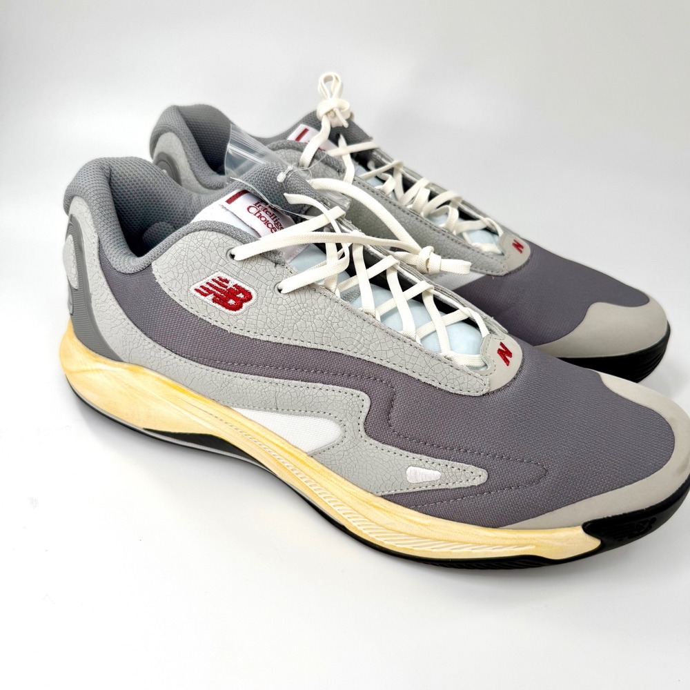 New Balance Kawhi IV 4 Basketball Shoes Mens 16 BBKLSGD4 Grey Day Arc Low Top